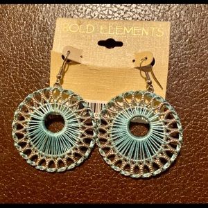 3/$25 Bold Elements Bohemian Thread Weave Earrings